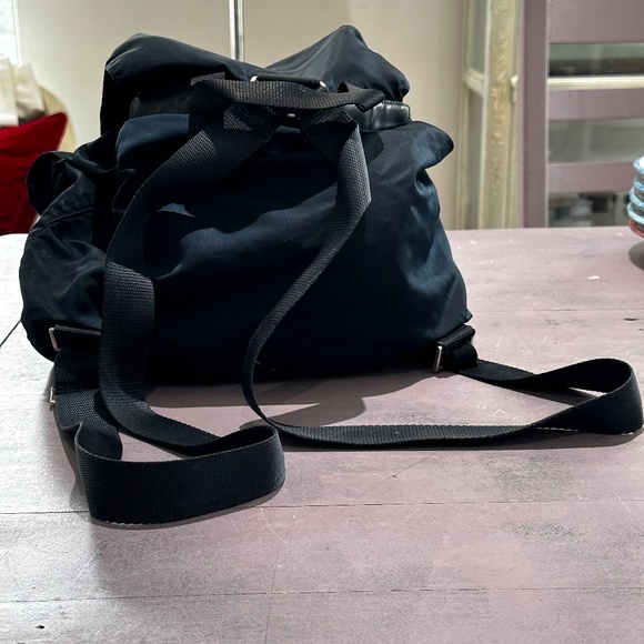 Navy Nylon Backpack - Picture 8 of 16